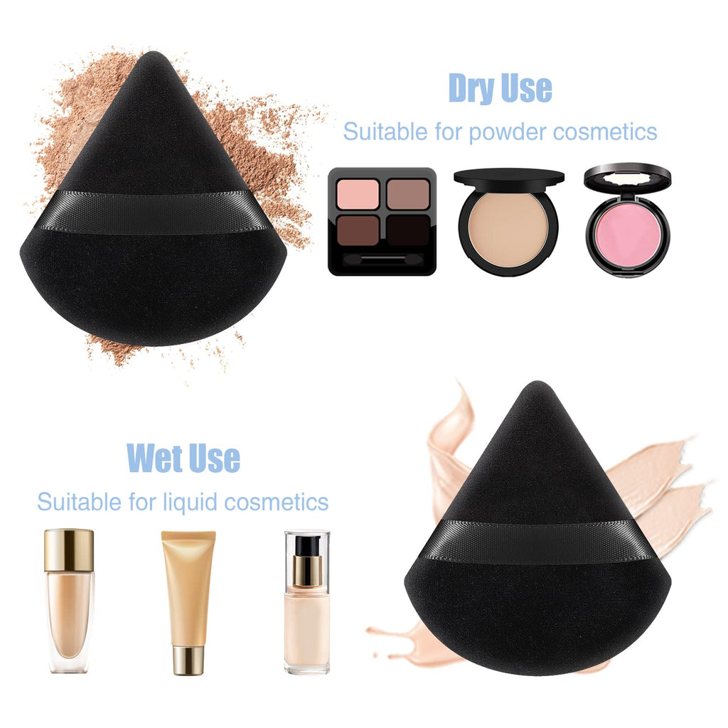 15 Pieces Soft Face Triangle Powder Puff