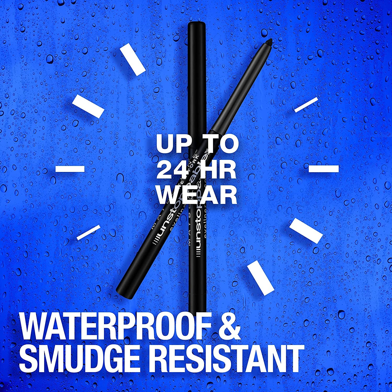 Waterproof Black Eyeliner Pencil up to 24 Hour Wear