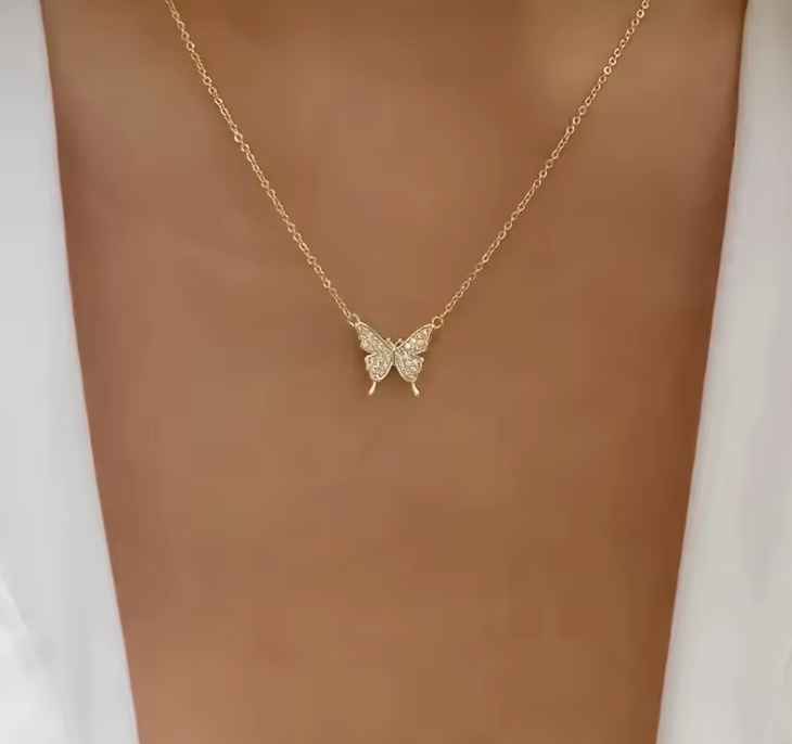 Butterfly Necklace for Woman