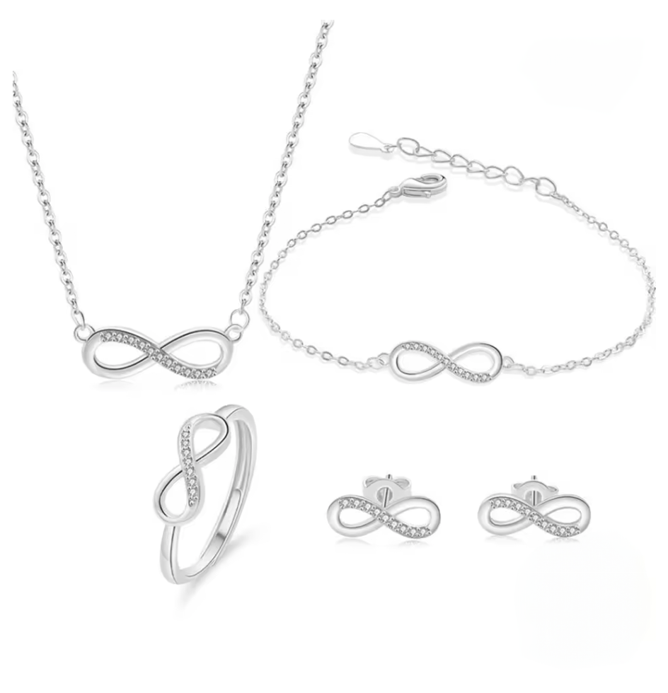 Women Jewelry Set Silver