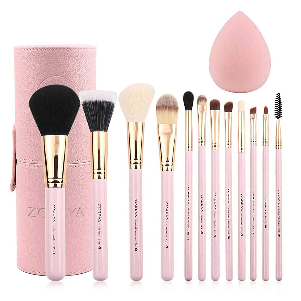 Pink Makeup Brush Set