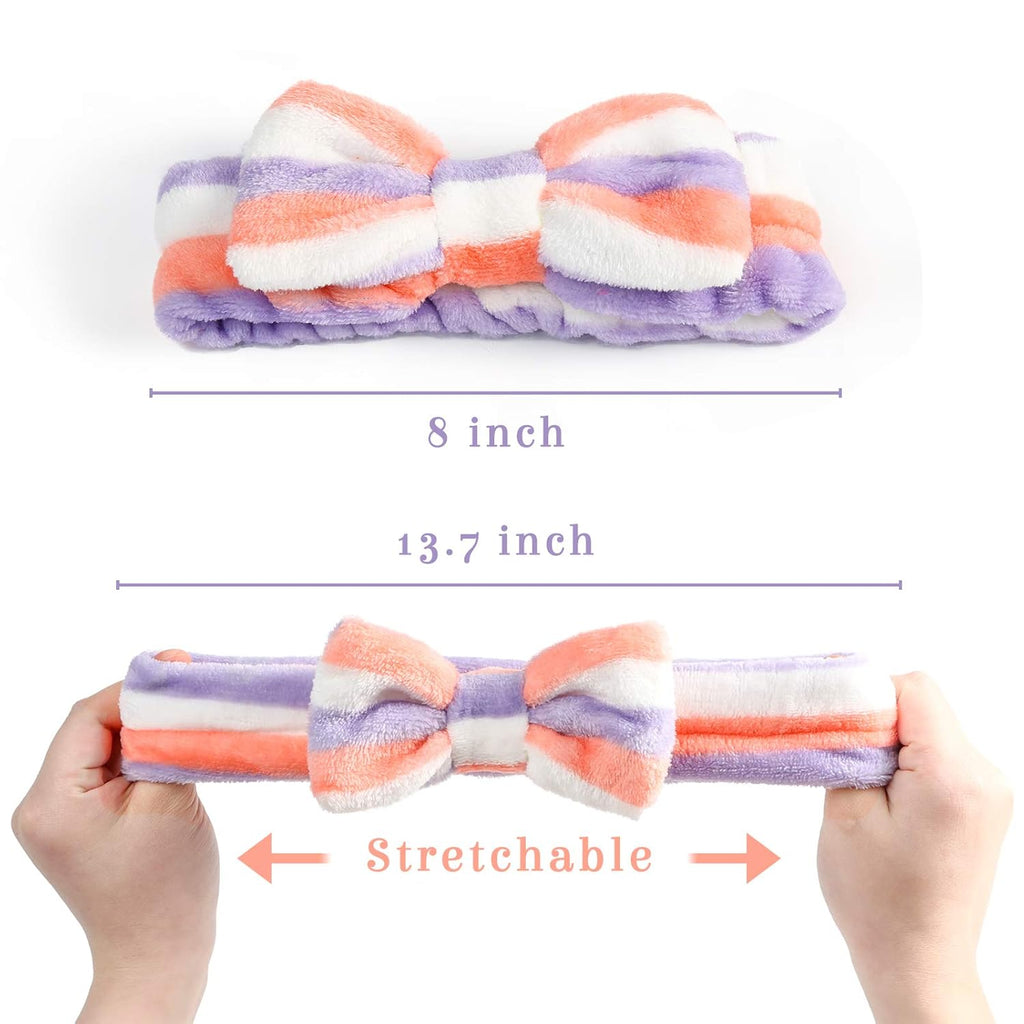 8Pack Skincare Headband for Women